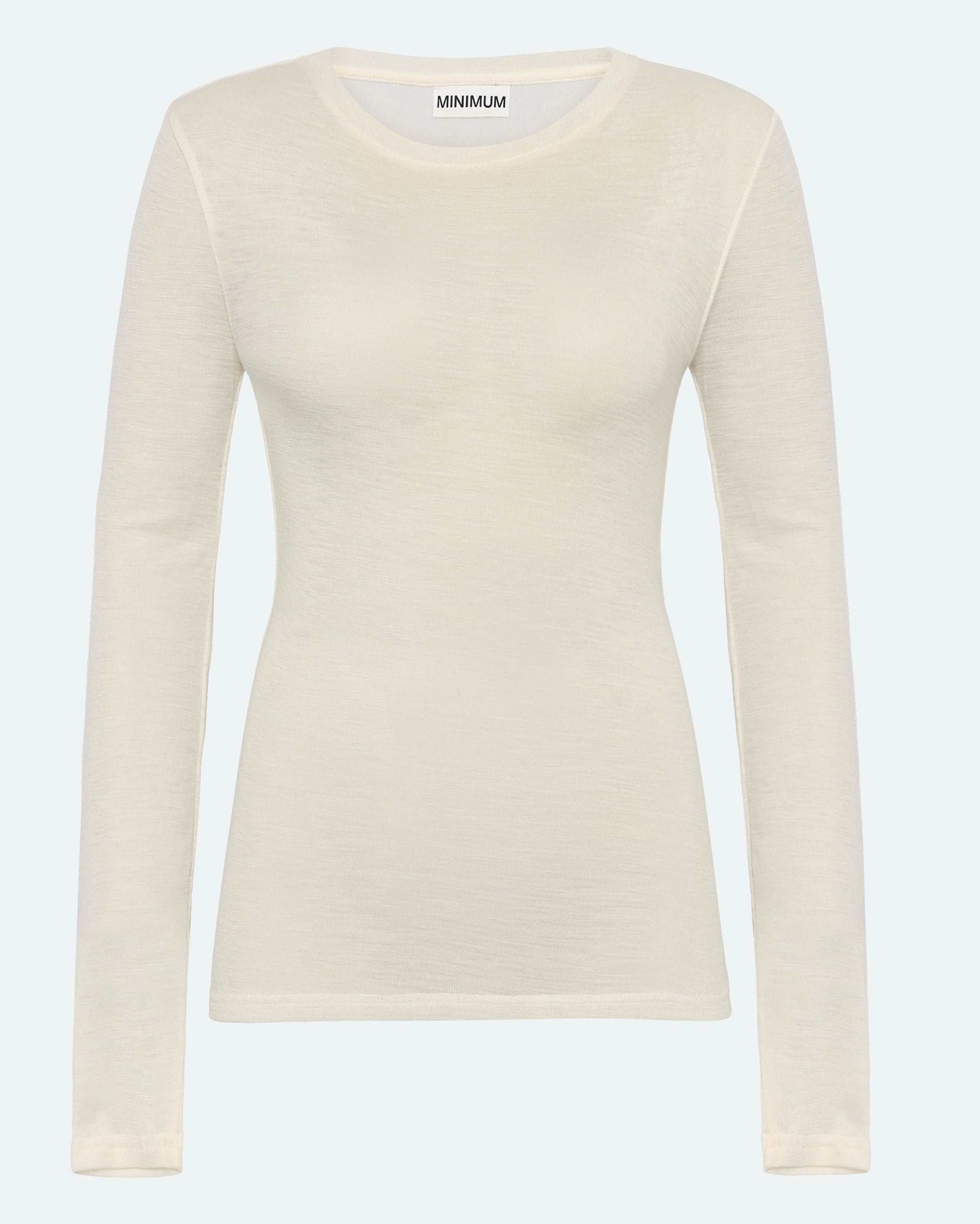 minimum female Natashas langærmet t-shirt 3736 Jumper 0608 Coco Milk
