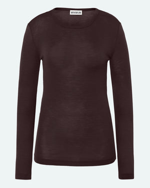 minimum female Natashas langærmet t-shirt 3736 Jumper 1619 Fudge