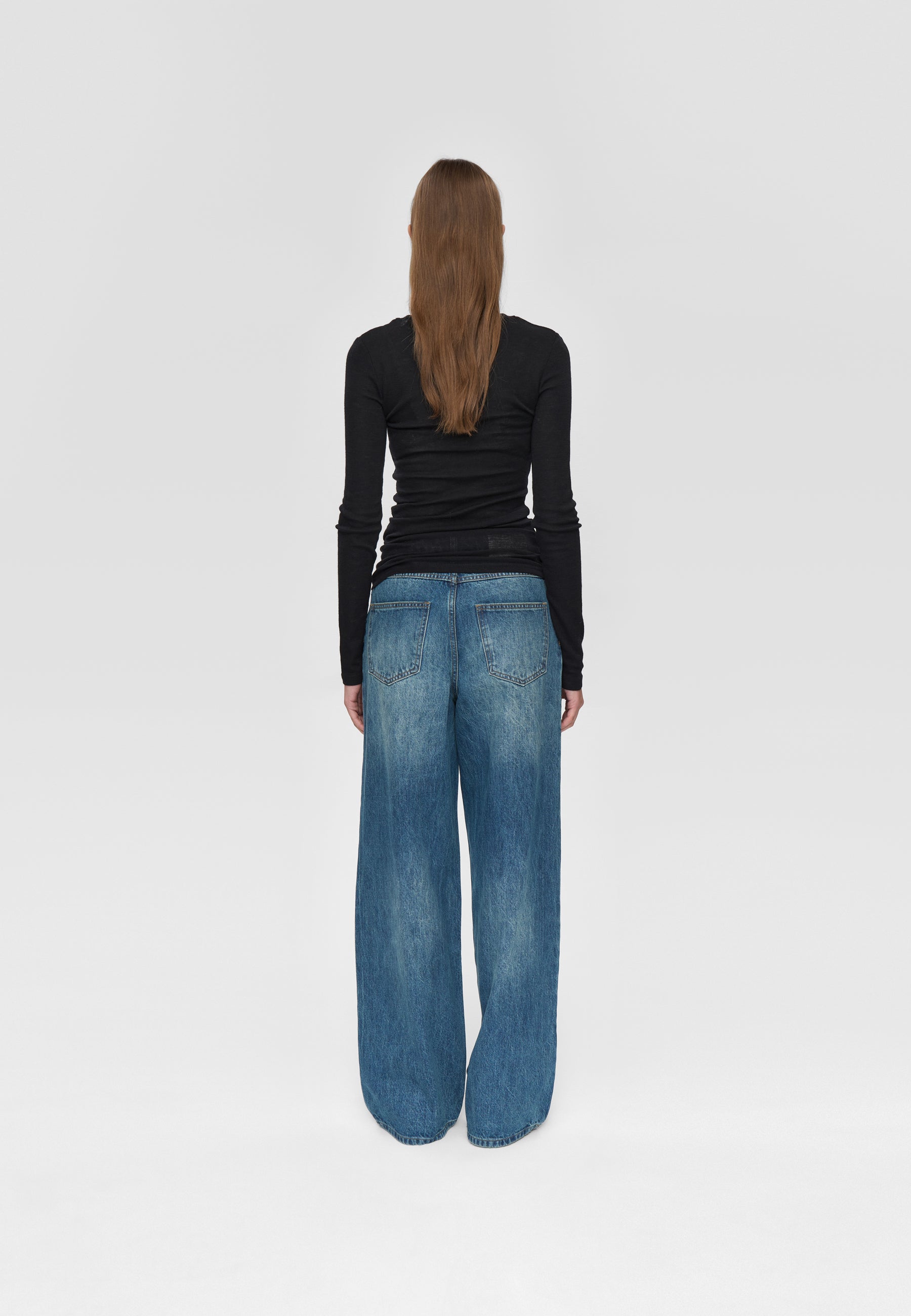 minimum female Natashas langærmet t-shirt 3736 Jumper 999 Black