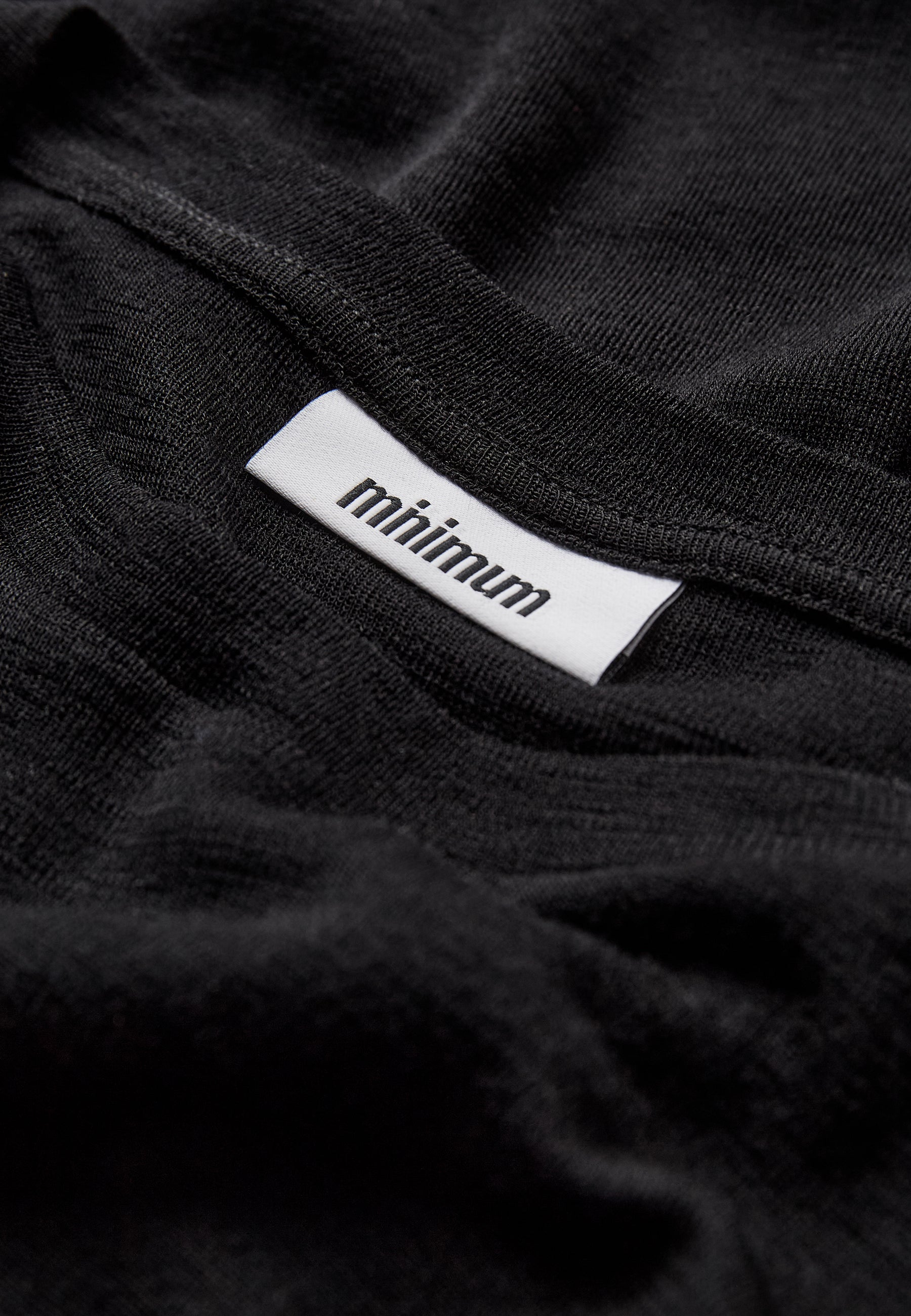 minimum female Natashas langærmet t-shirt 3736 Jumper 999 Black