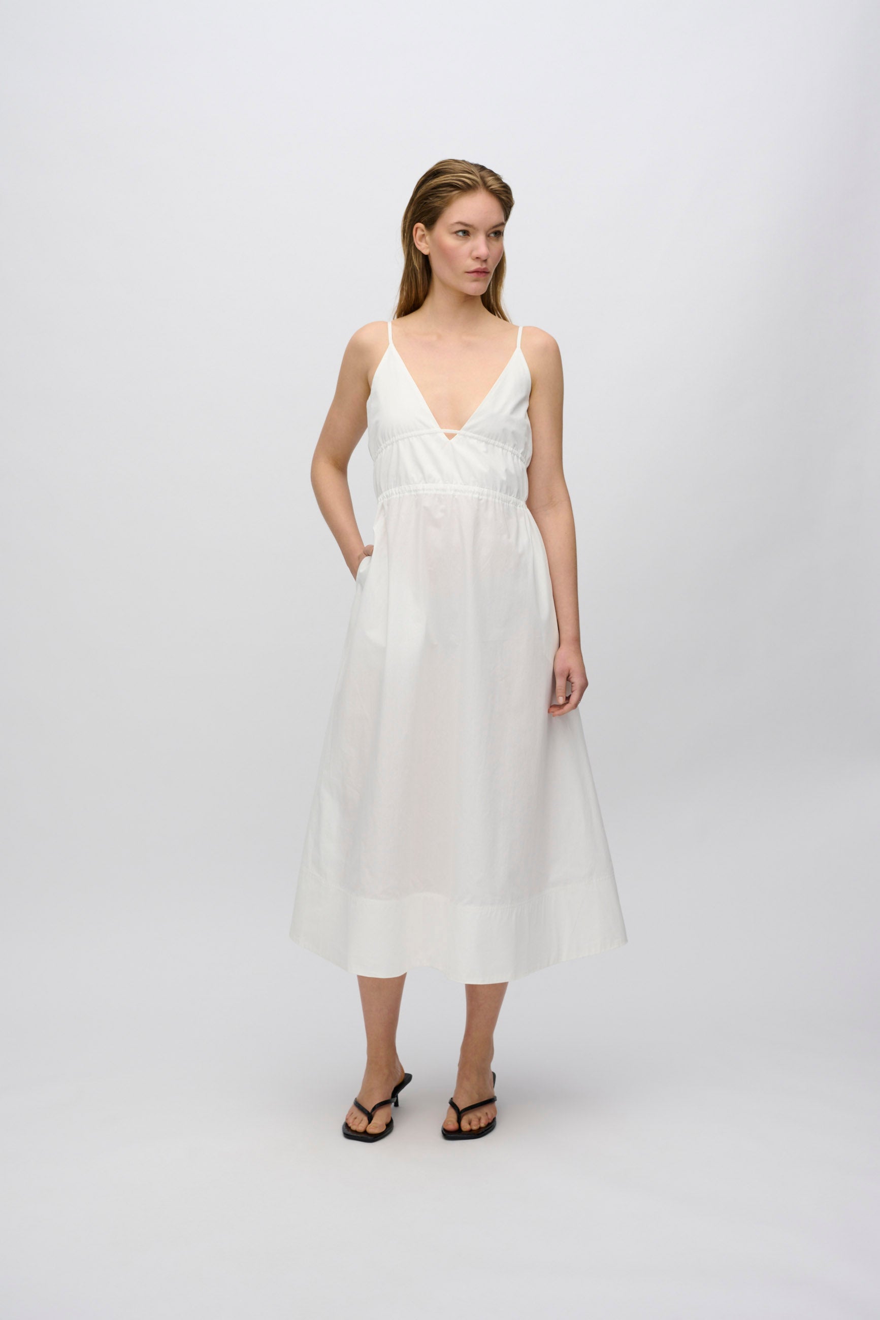 minimum female Olivia midi kjole 4238 Midi Dress 0608 Coco Milk