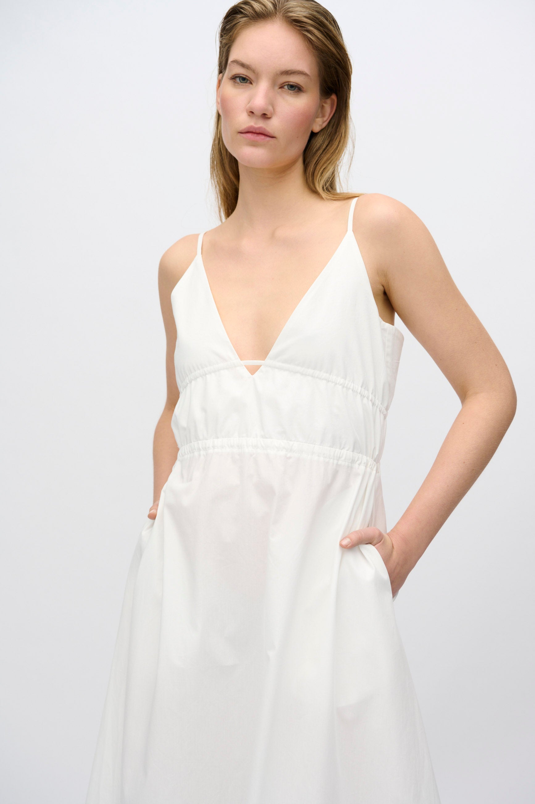 minimum female Olivia midi kjole 4238 Midi Dress 0608 Coco Milk