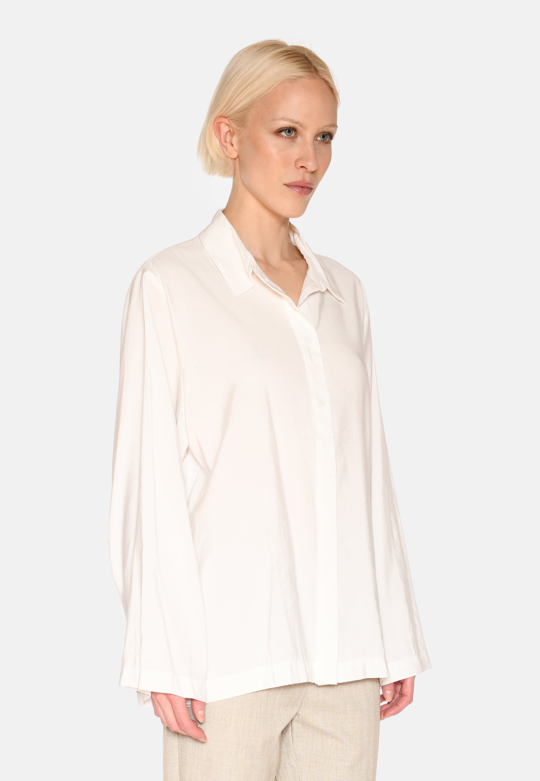 minimum female River langærmet skjorte 3780 Long Sleeved Shirt 0608 Coco Milk