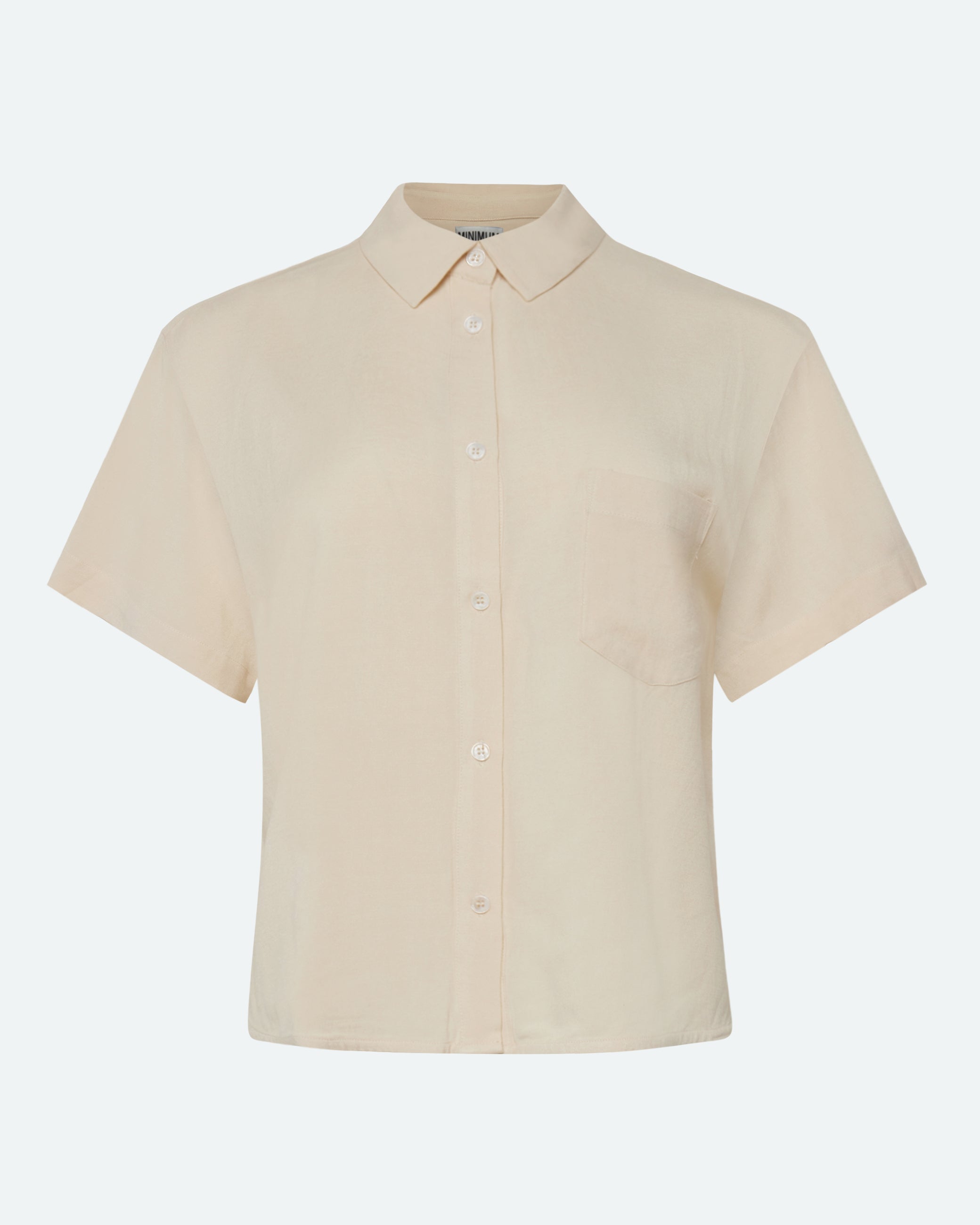 minimum female Sage kortærmet skjorte 3069 Short Sleeved Shirt 0908 Summer Sand