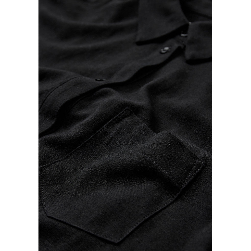 minimum female Sage kortærmet skjorte 3069 Short Sleeved Shirt 999 Black