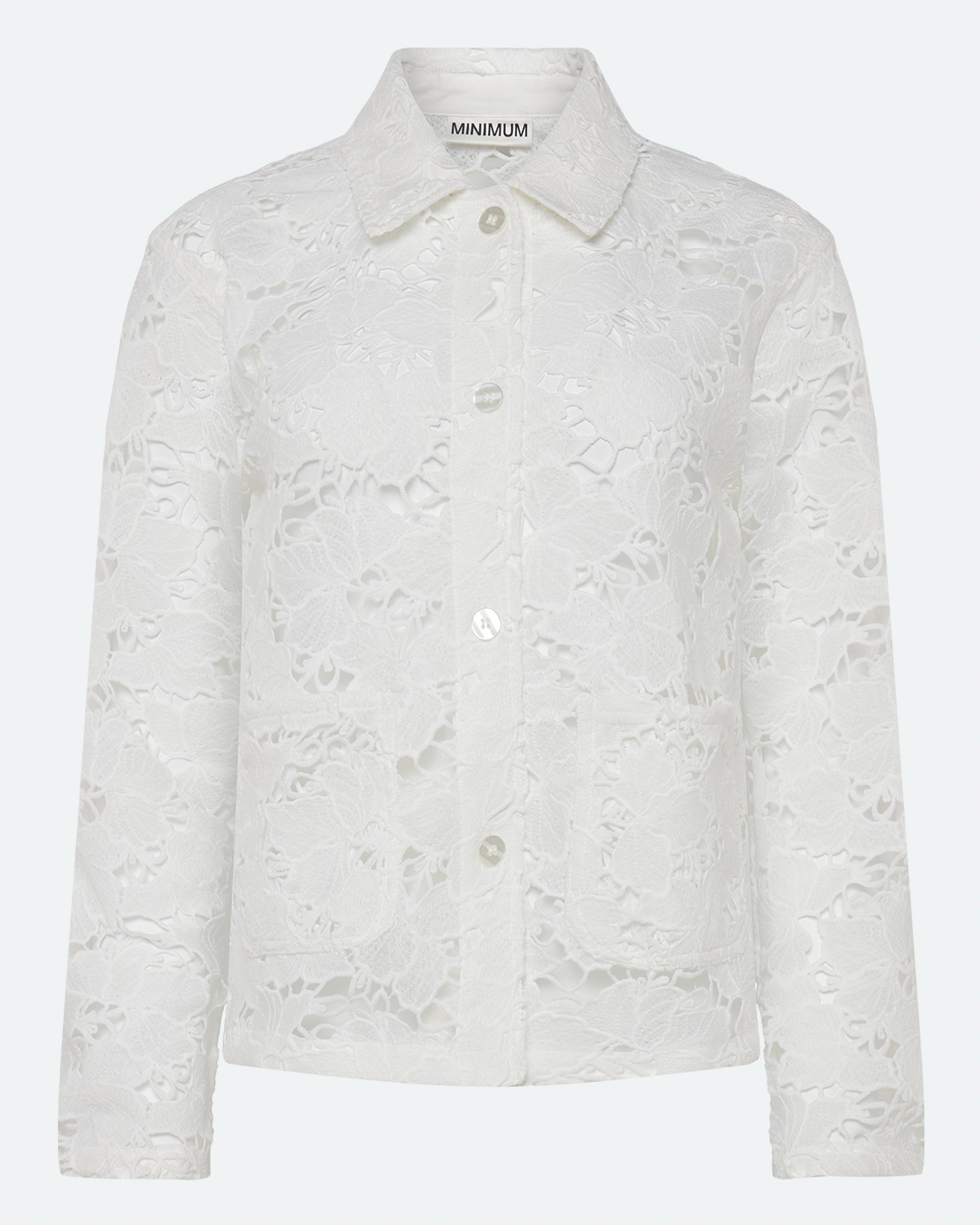 minimum female Selma langærmet skjorte i blonde 4256 Long Sleeved Shirt 0608 Coco Milk