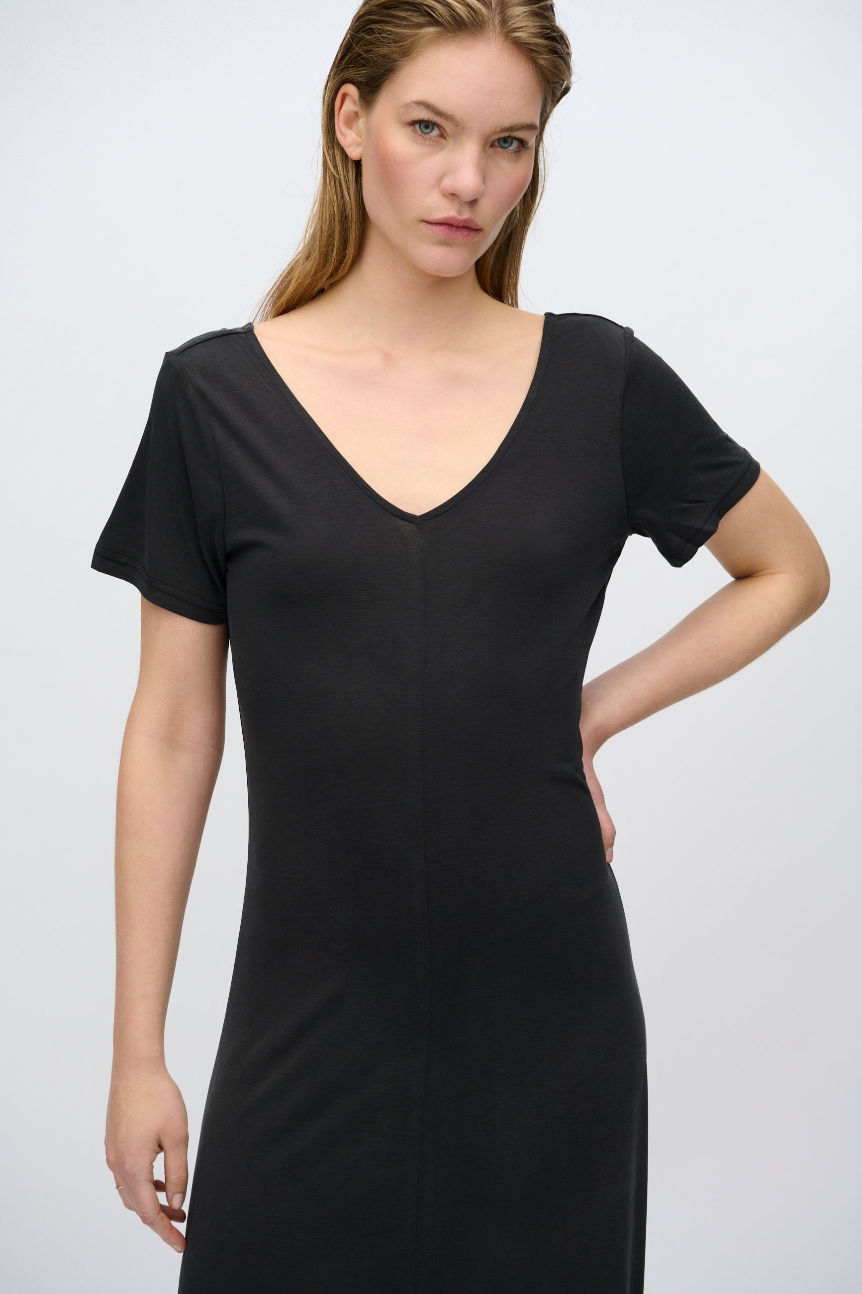 minimum female Siah midi kjole 2.0 0281 Midi Dress 999 Black
