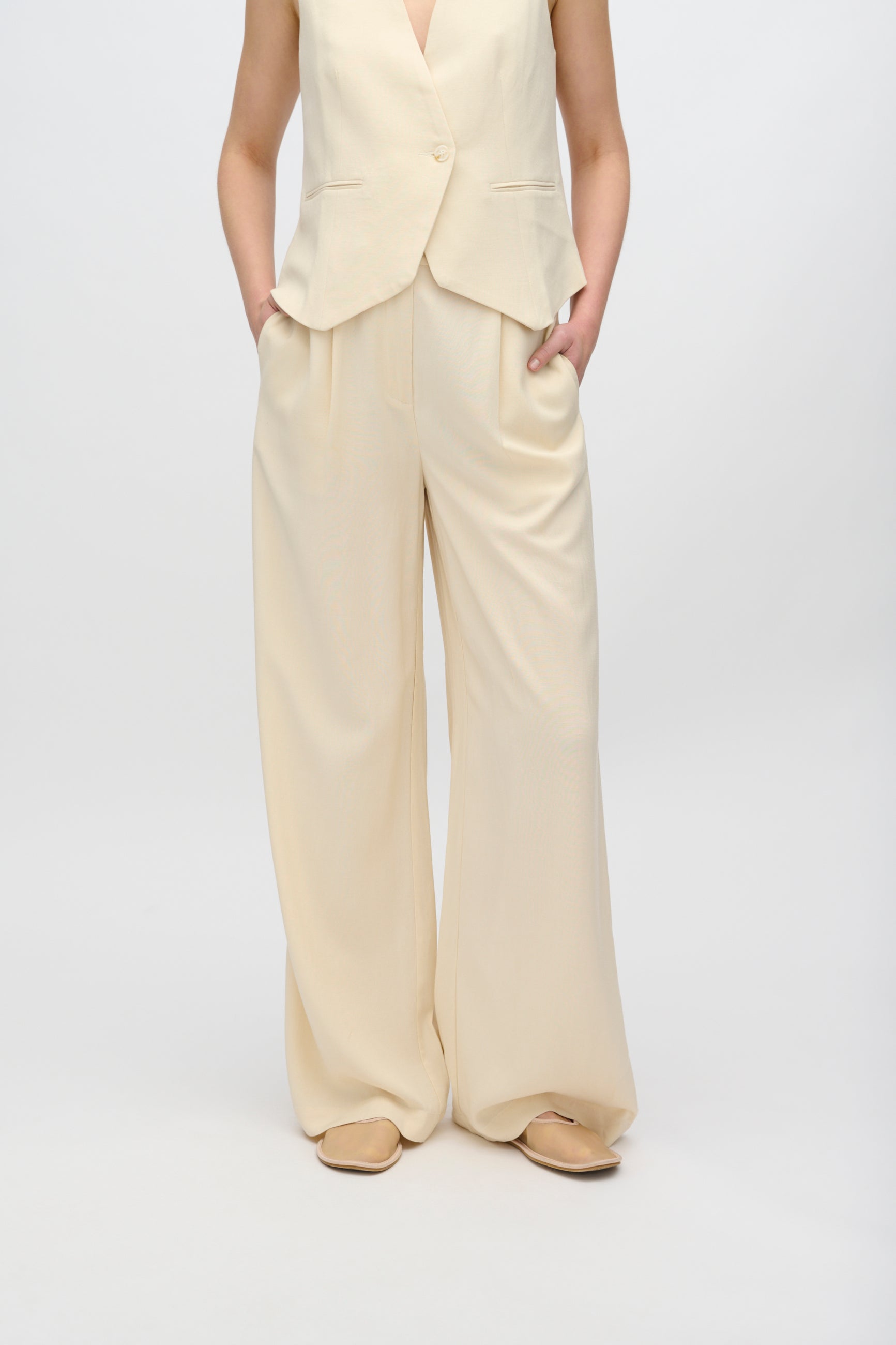 minimum female Smilla stylede bukser 3069 Dressed Pants 0908 Summer Sand