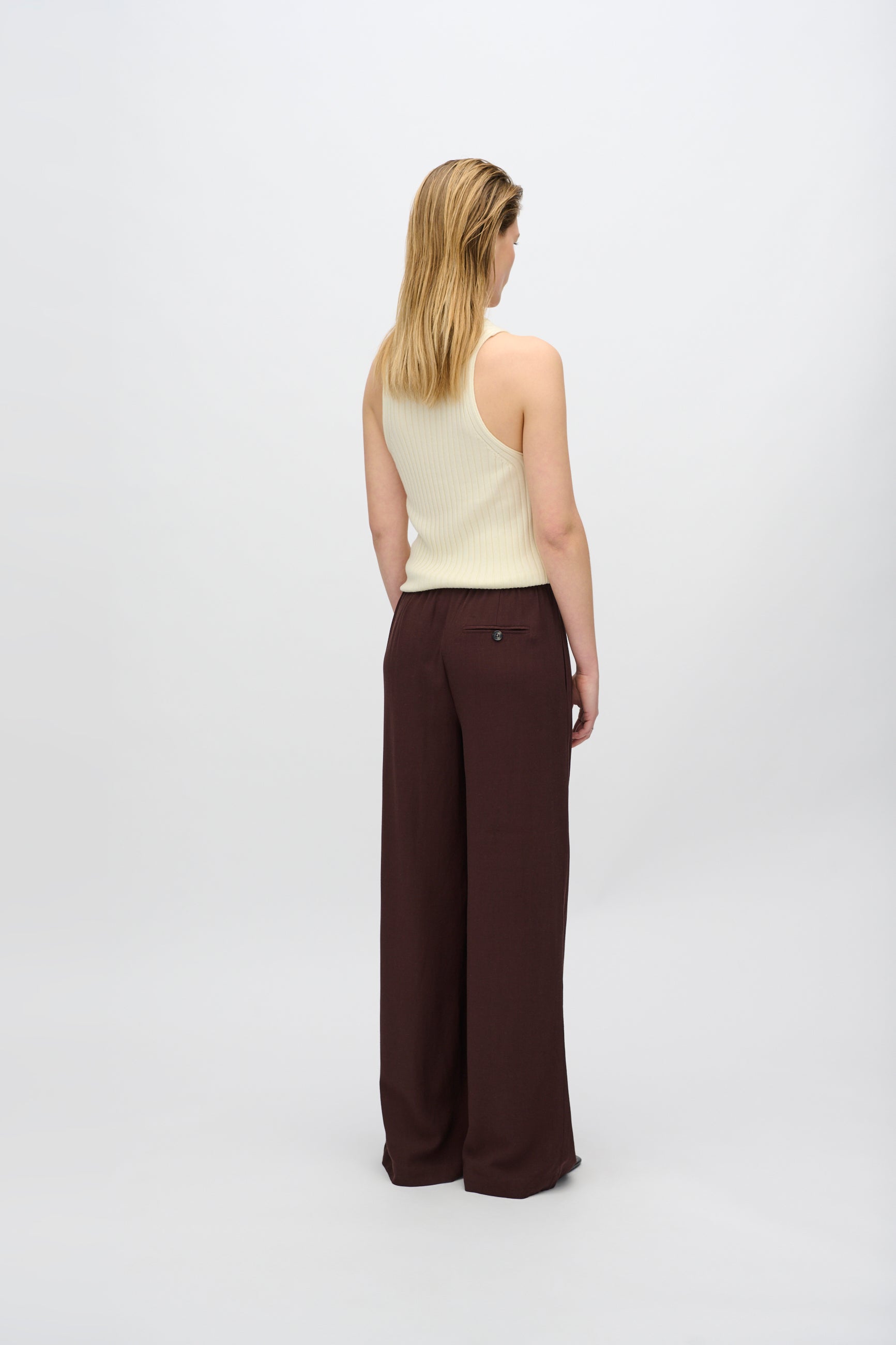 minimum female Smilla stylede bukser 3069 Dressed Pants 1910 French Roast