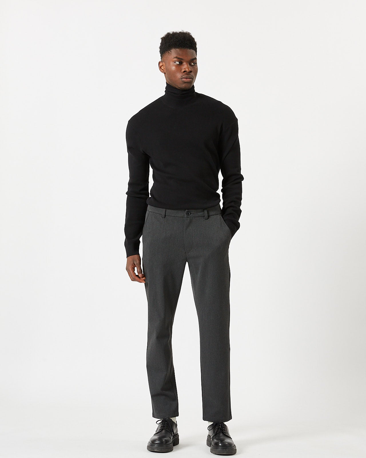 minimum male Sofus 9780 Chino Pants 980 Dark Grey