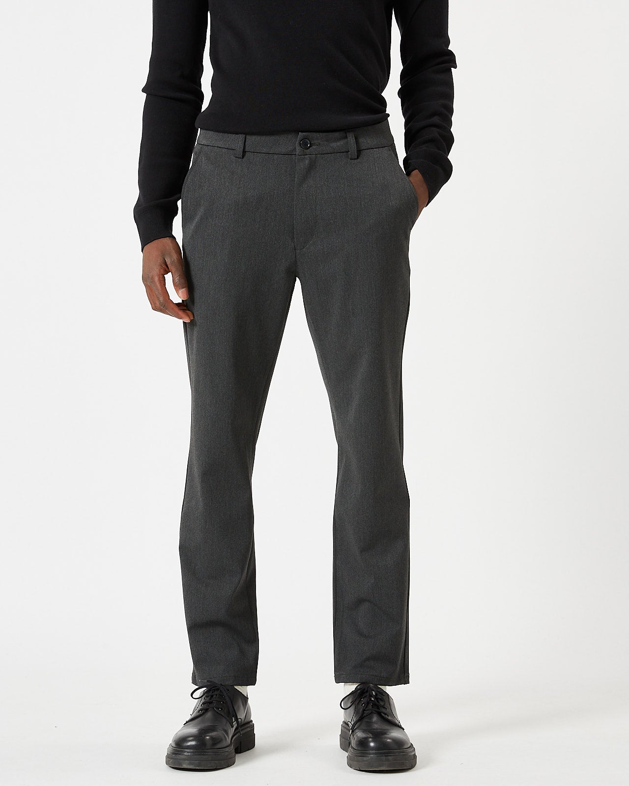 minimum male Sofus 9780 Chino Pants 980 Dark Grey