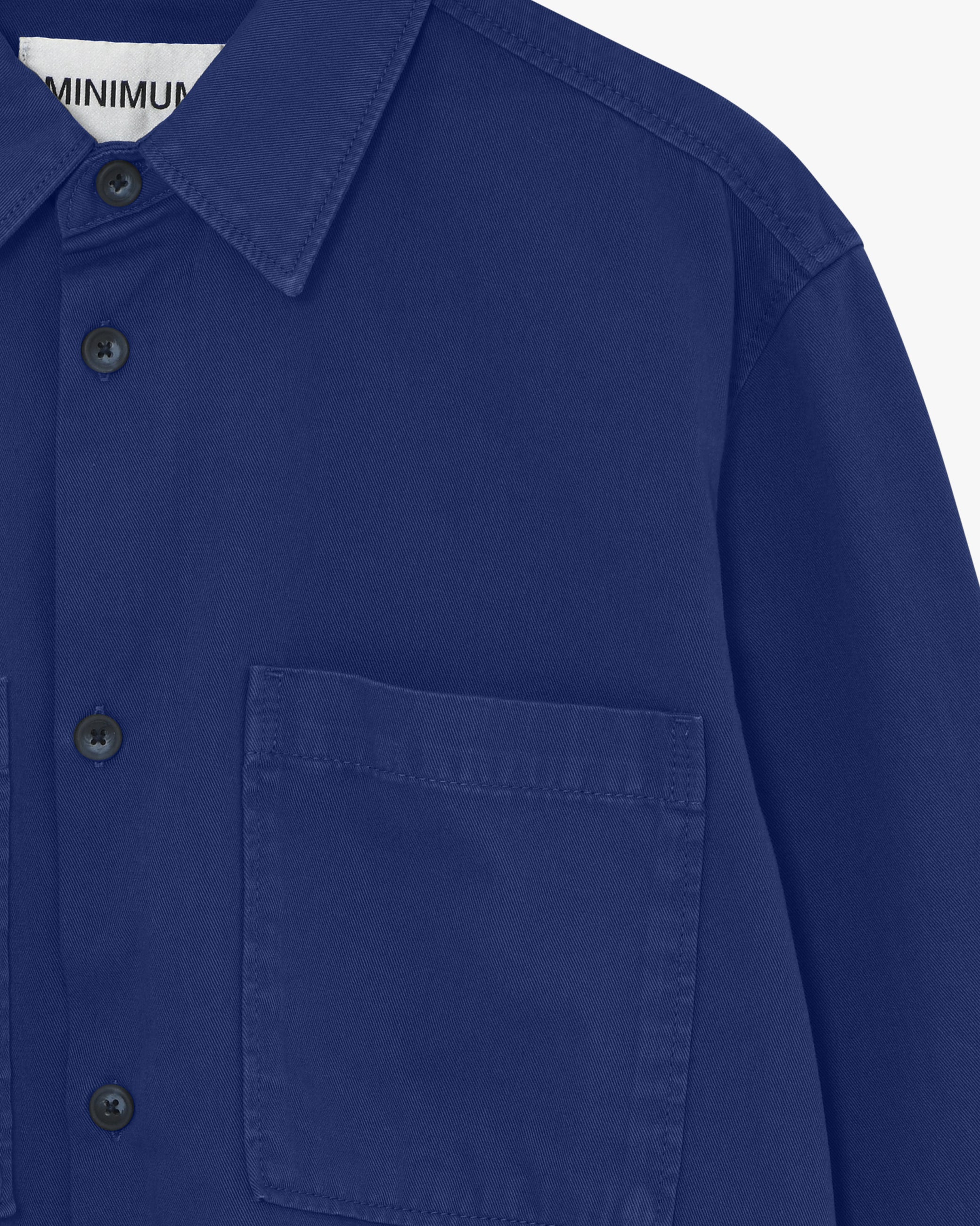 minimum male Titan Overshirt 4470 Overshirt 4148 Victoria Blue