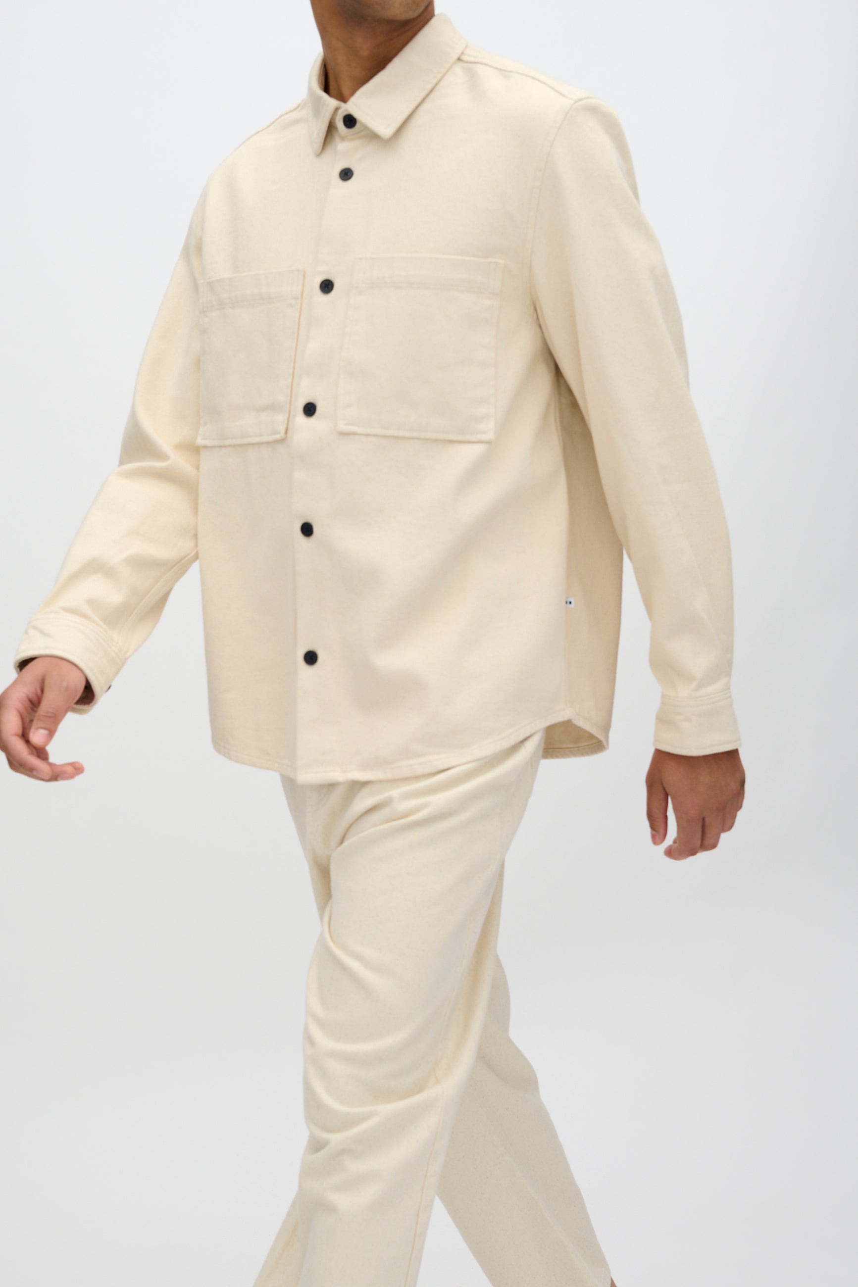 minimum male Titan overskjorte 4113 Overshirt 1105 Brown Rice