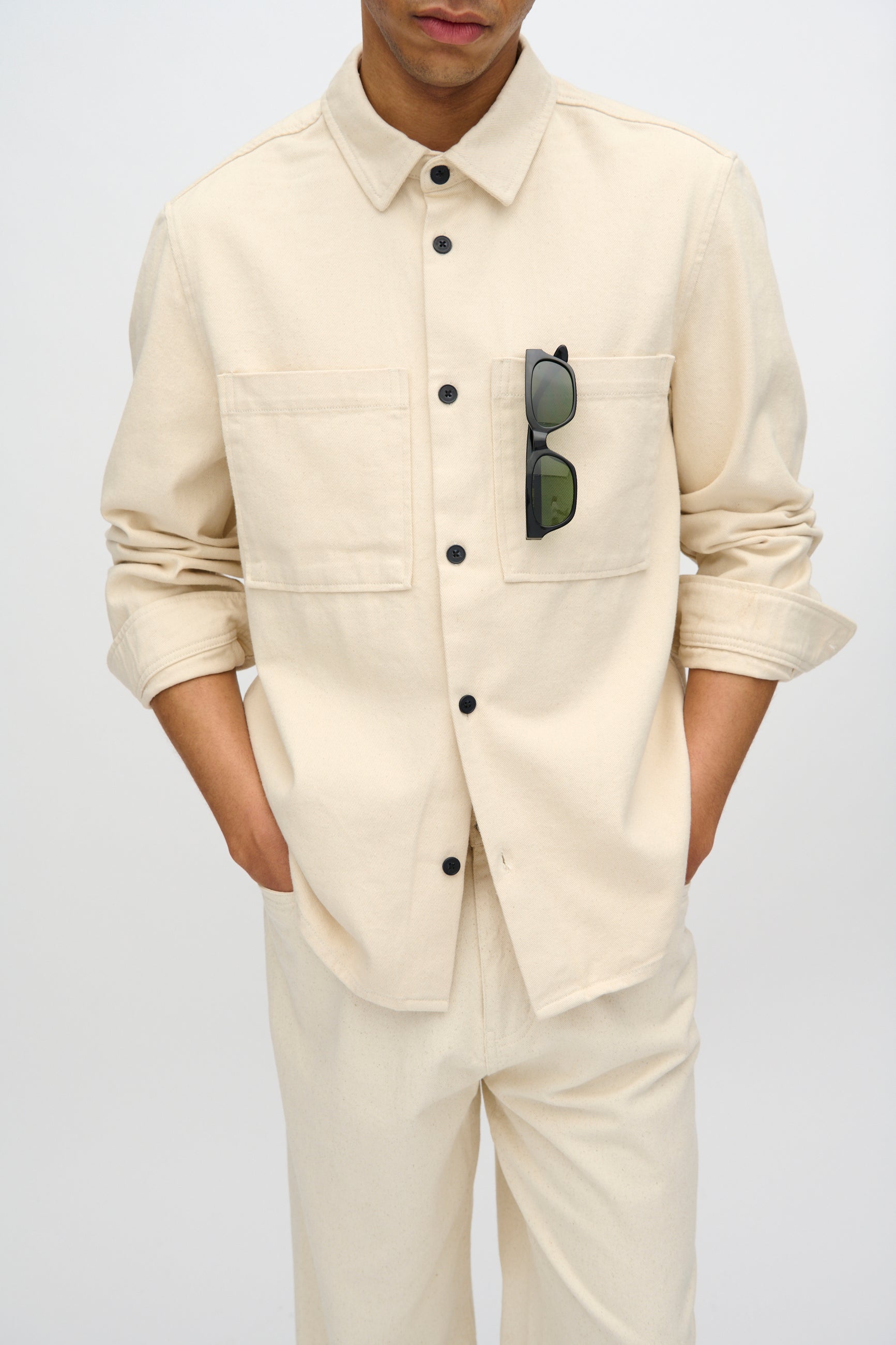 minimum male Titan overskjorte 4113 Overshirt 1105 Brown Rice