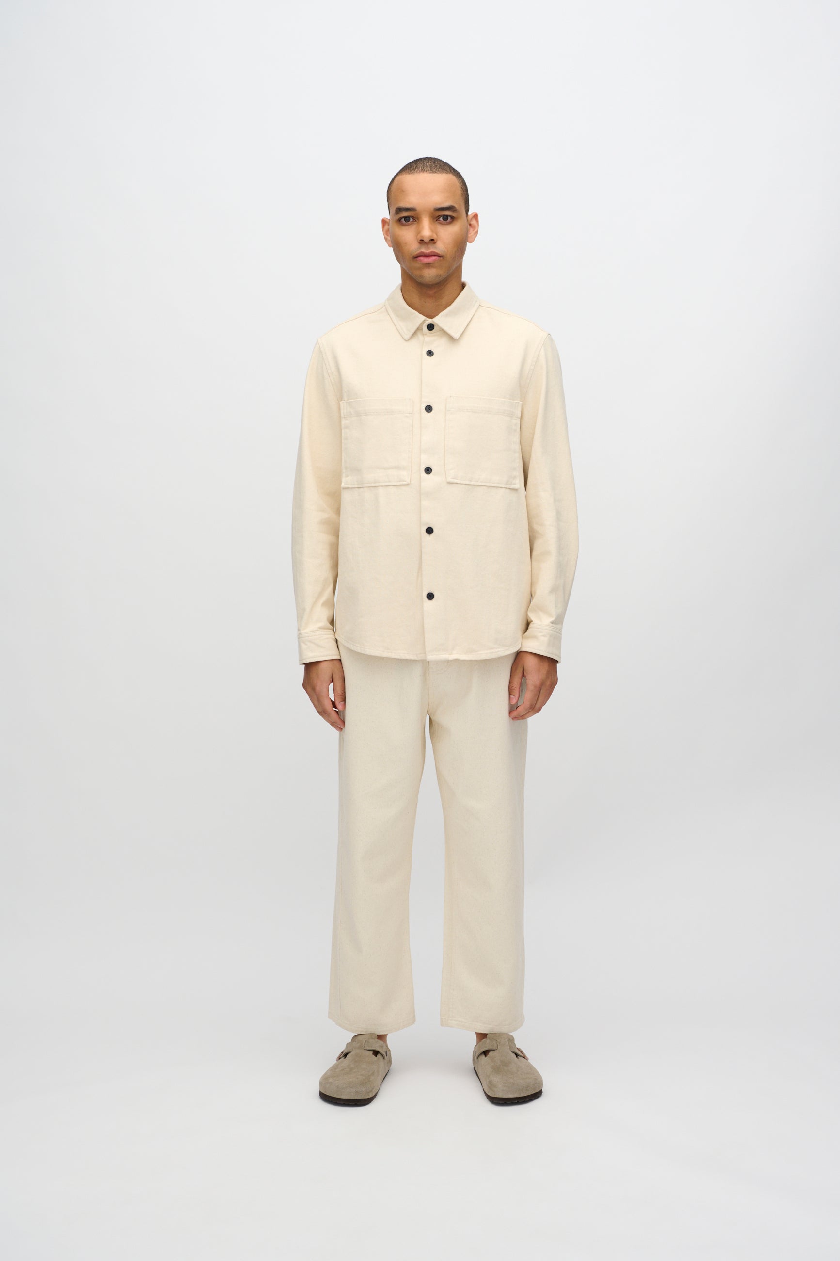 minimum male Titan overskjorte 4113 Overshirt 1105 Brown Rice