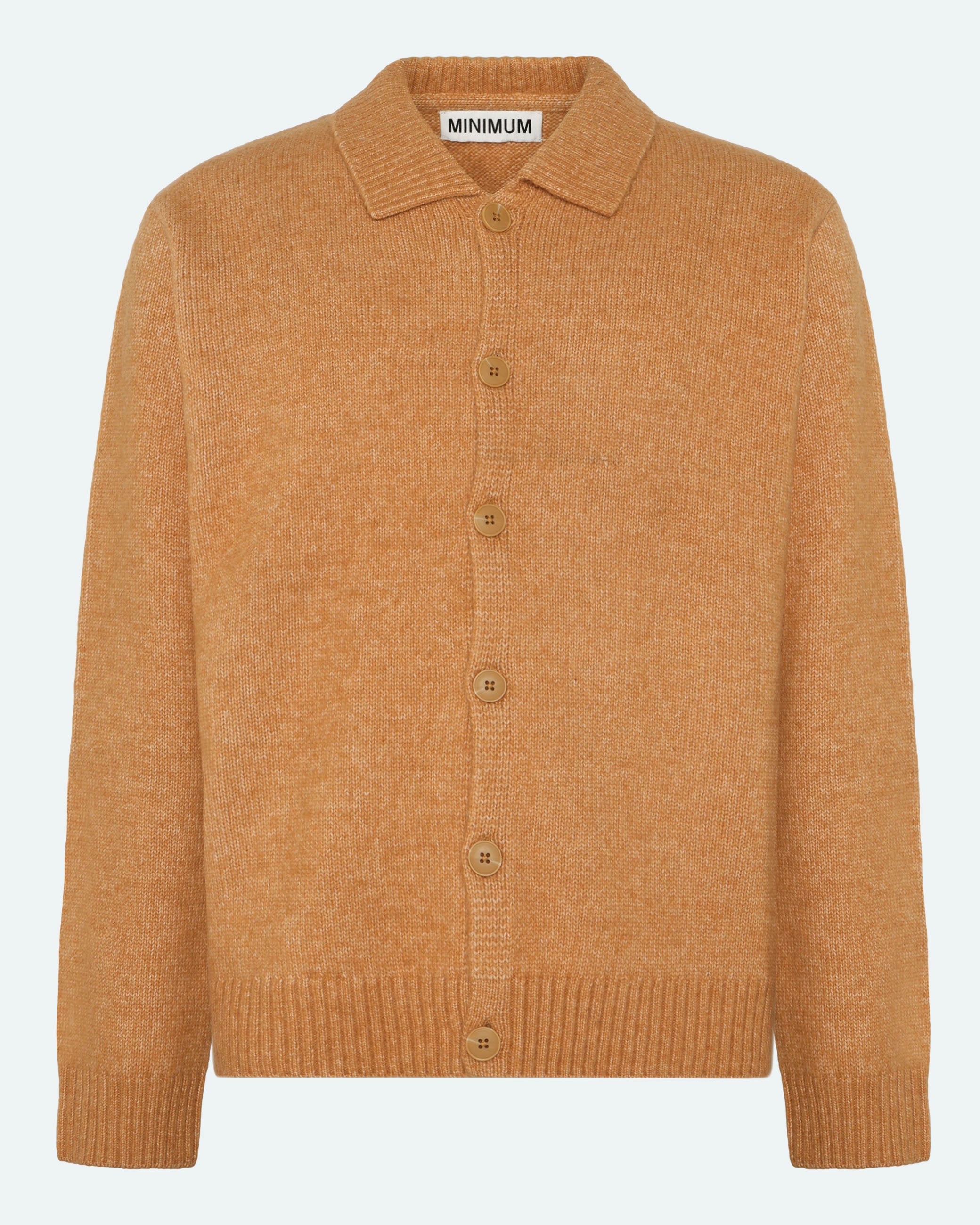 minimum male Zayner 3962 Knit Cardigan 1137 Cashew