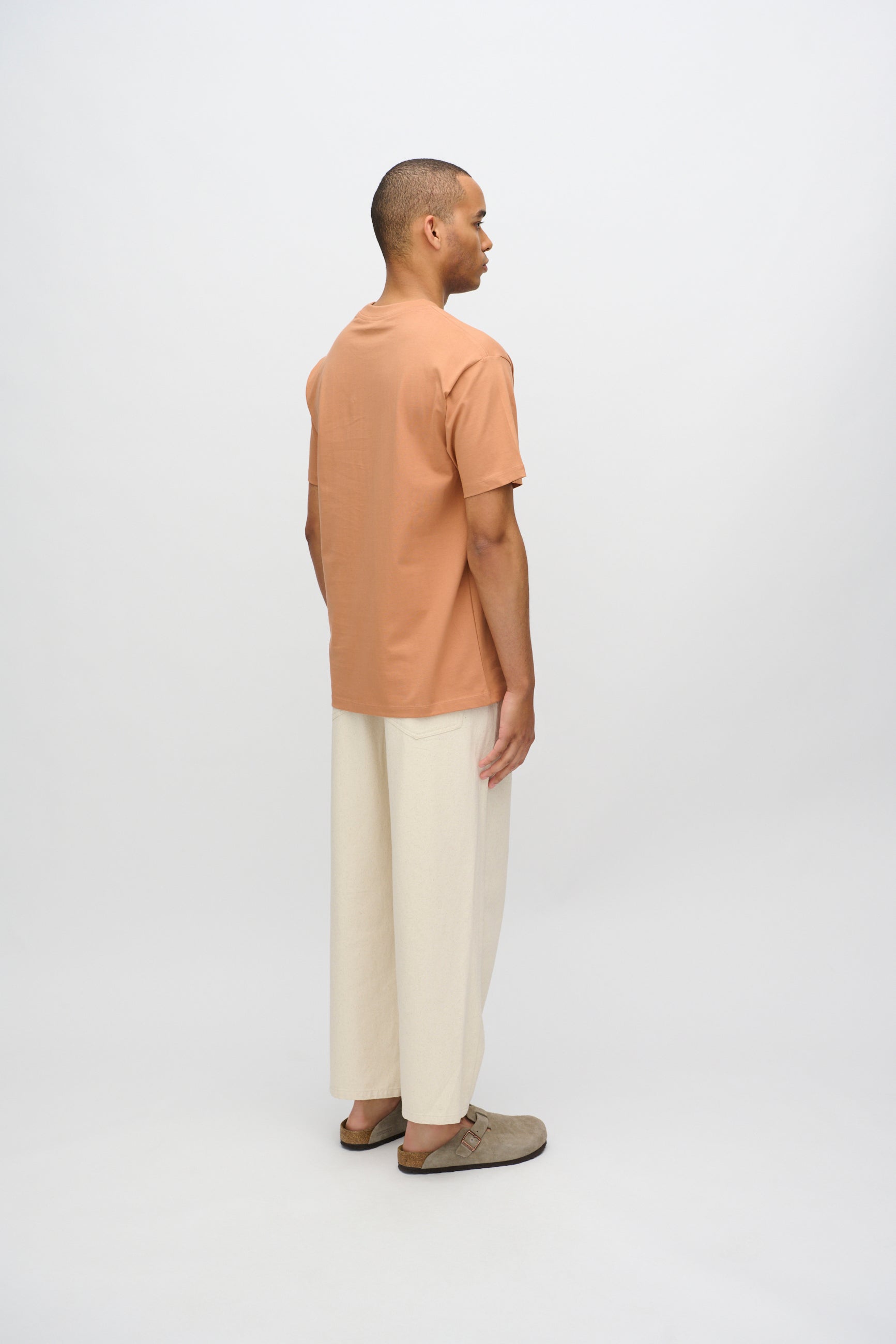 minimum male Aarhus kortærmet t-shirt G029 GOTS Short Sleeved T-shirt 1235 Sandstorm