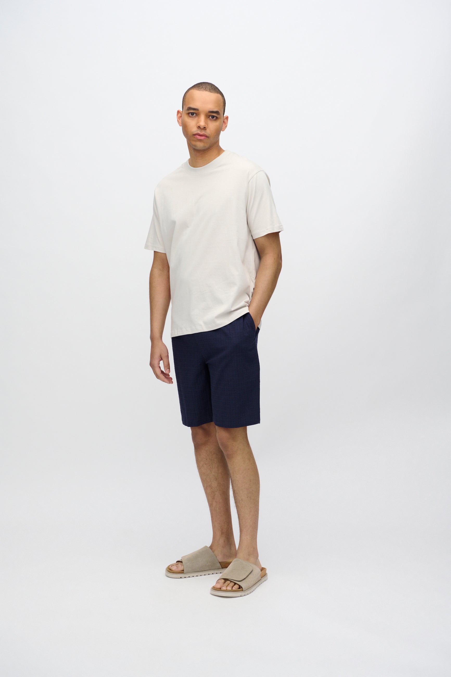 minimum male Aarhus kortærmet t-shirt G029 GOTS Short Sleeved T-shirt 4203 Vapor Blue