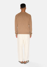 minimum male Alfredo reg striktrøje 4178 Jumper 1815 Shitake