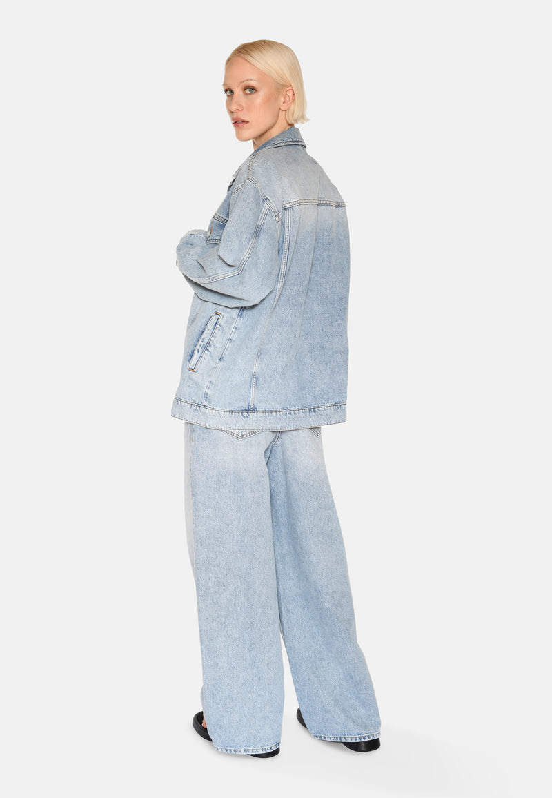 minimum female Anna denimjakke 3731 Jacket 1001 Light Blue