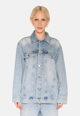 minimum female Anna denimjakke 3731 Jacket 1001 Light Blue