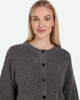 minimum female Assiana 3794 Cardigan Cardigan 980M Dark Grey Melange