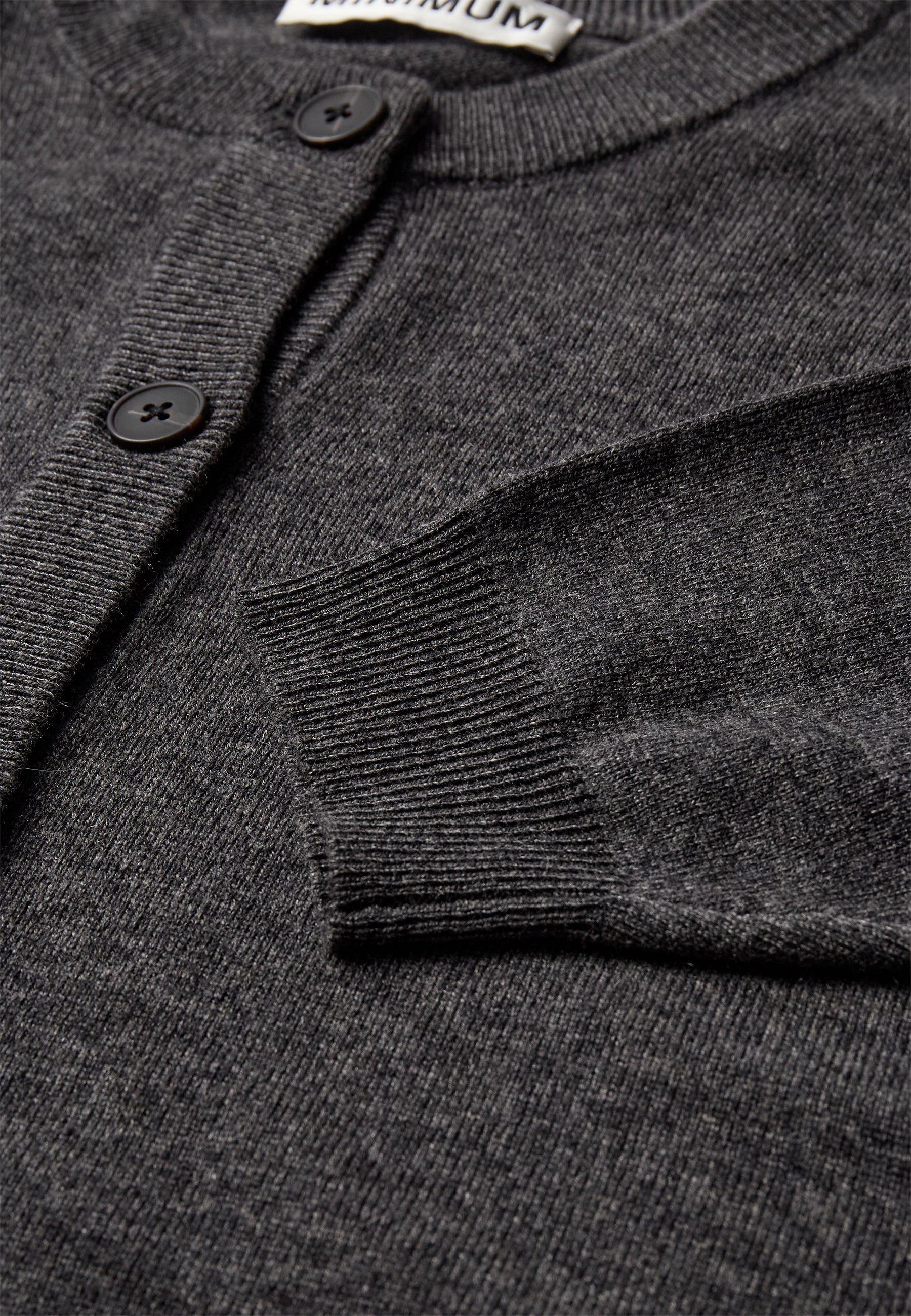 minimum female Assiana cardigan 3801 Jumper 960M Grey Melange