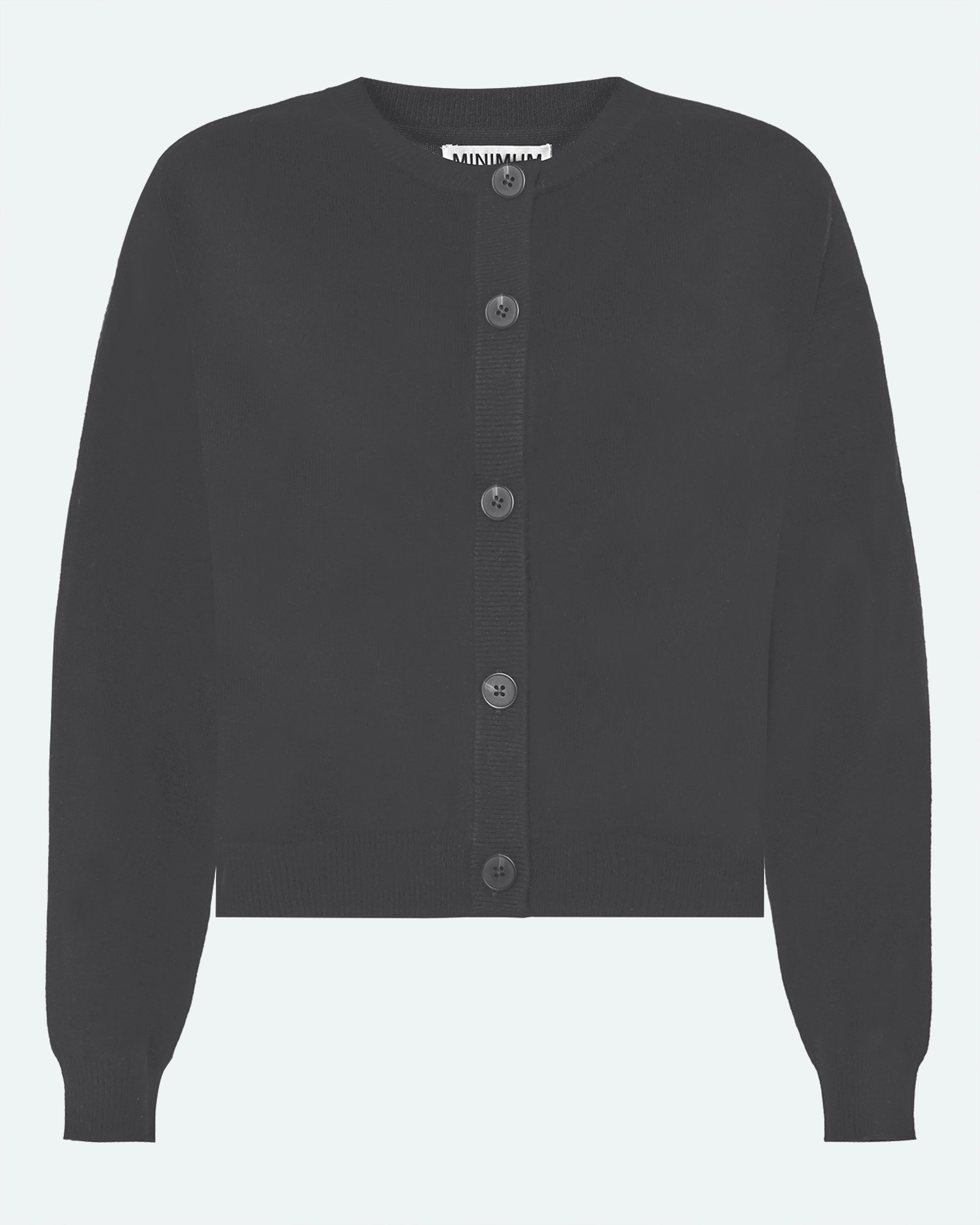 minimum female Assiana cardigan 3801 Jumper 960M Grey Melange