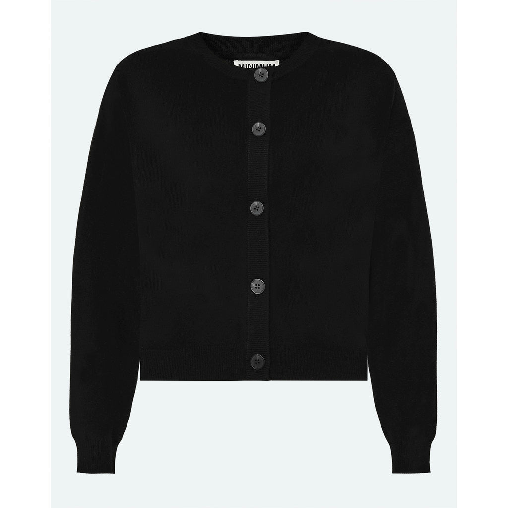 minimum female Assiana cardigan 3801 Jumper 999 Black