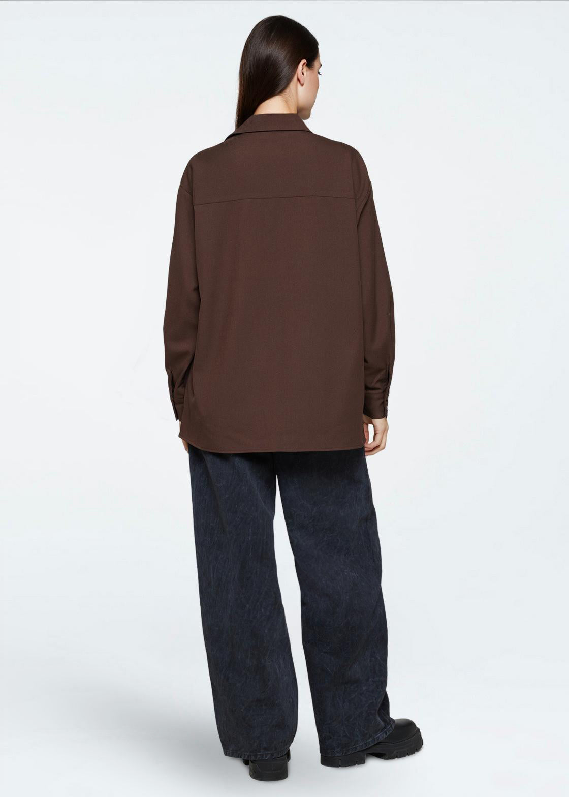 minimum female Astrids 3737 Long Sleeved Shirt 1619 Fudge