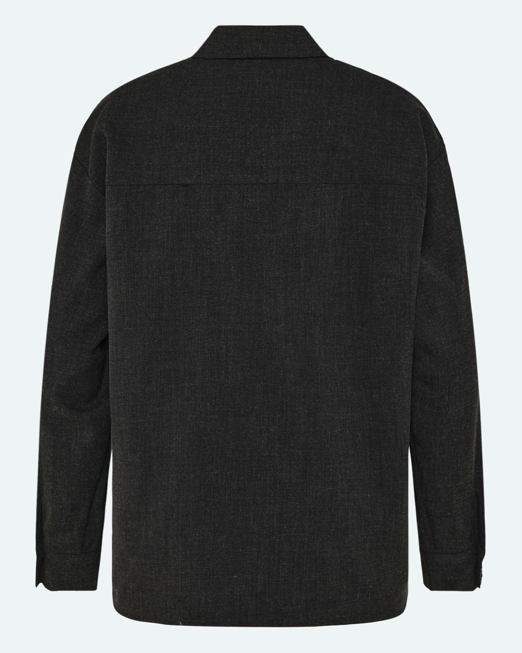 minimum female Astrids 3737 Long Sleeved Shirt 980M Dark Grey Melange