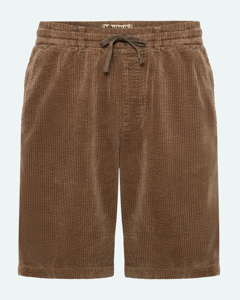 minimum male Atlas shorts i fløjl 4117 Shorts 1815 Shitake