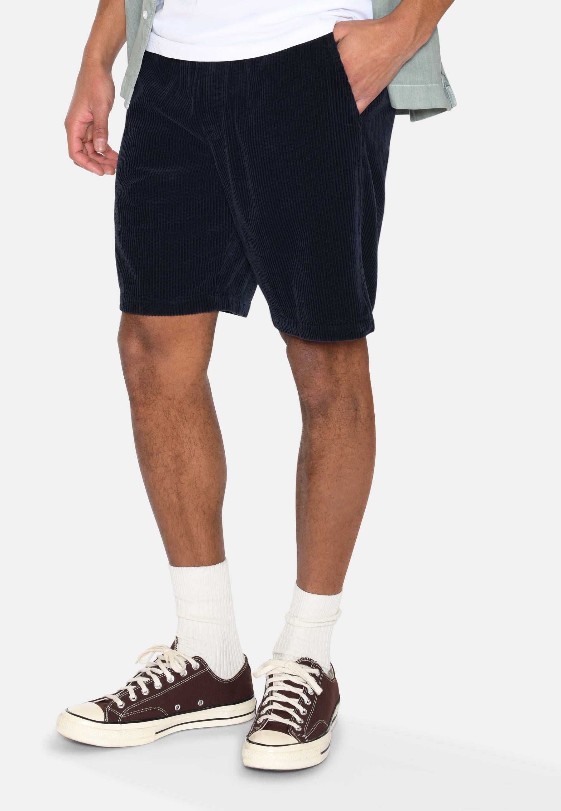 minimum male Atlas shorts i fløjl 4117 Shorts 3922 Sky Captain
