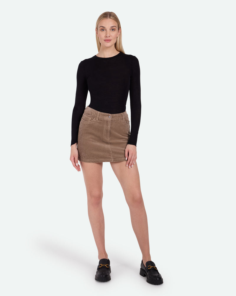 minimum female Beatrices 9133 Maxi Skirt 1410 Pine Bark