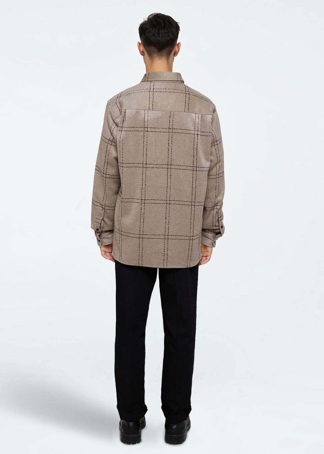 minimum male Bentley shirt 4404 Overshirt 1109 Chinchilla