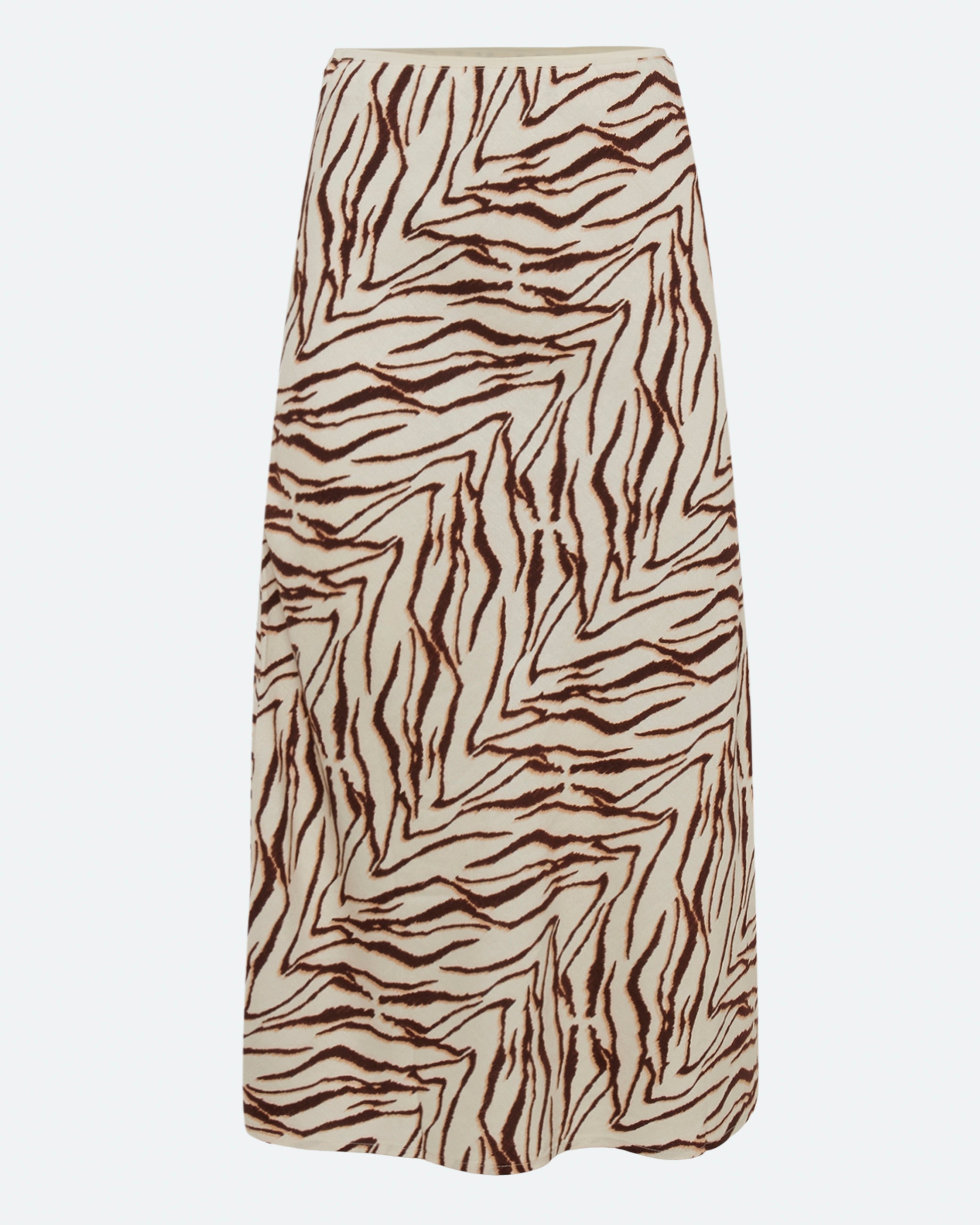 minimum female Beryls midi nederdel i hørblanding 4263 Midi Skirt 1235 Sandstorm