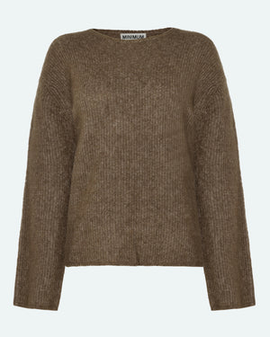minimum female Calaha striktrøje 9965 Jumper 1815 Shitake