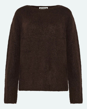 minimum female Calaha striktrøje 9965 Jumper 1914 Seal Brown