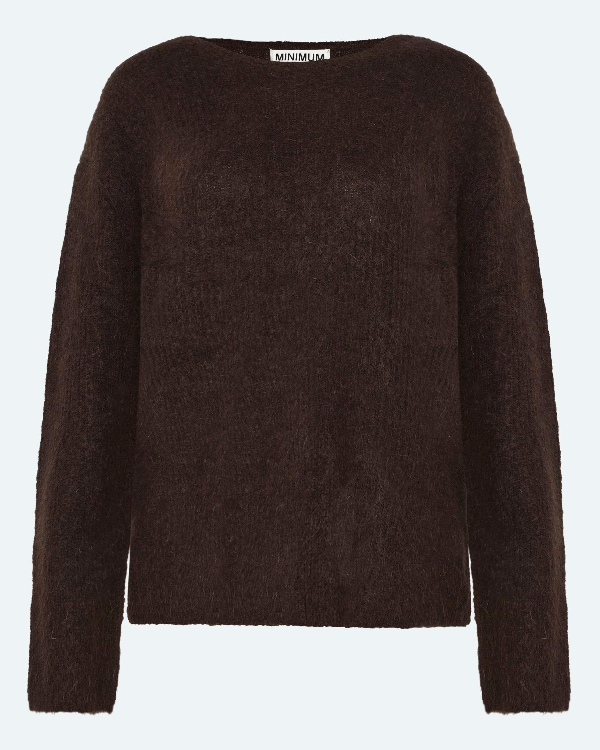 minimum female Calaha striktrøje 9965 Jumper 1914 Seal Brown