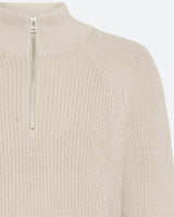 minimum male Camden G006 Knit Sweater 4502M Silver Cloud