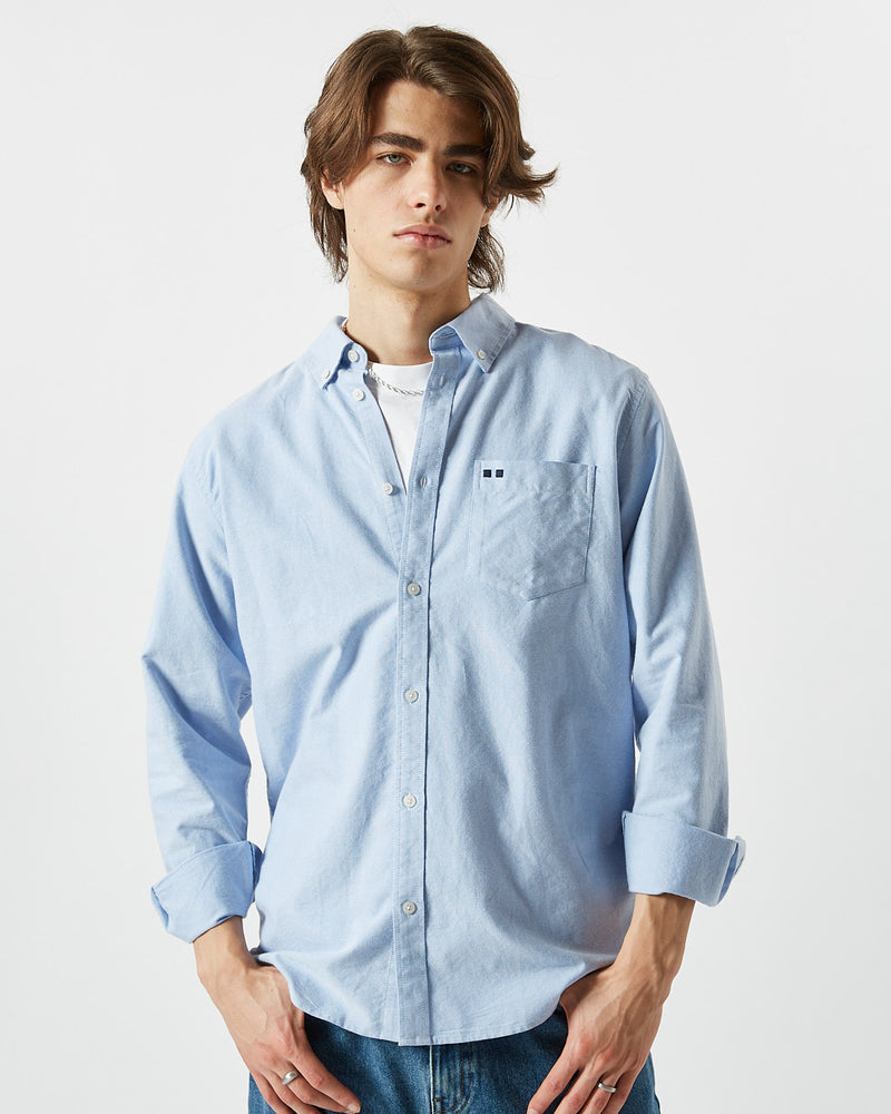 minimum male Charming 2.0 9098 Long Sleeved Shirt 605 Light Blue