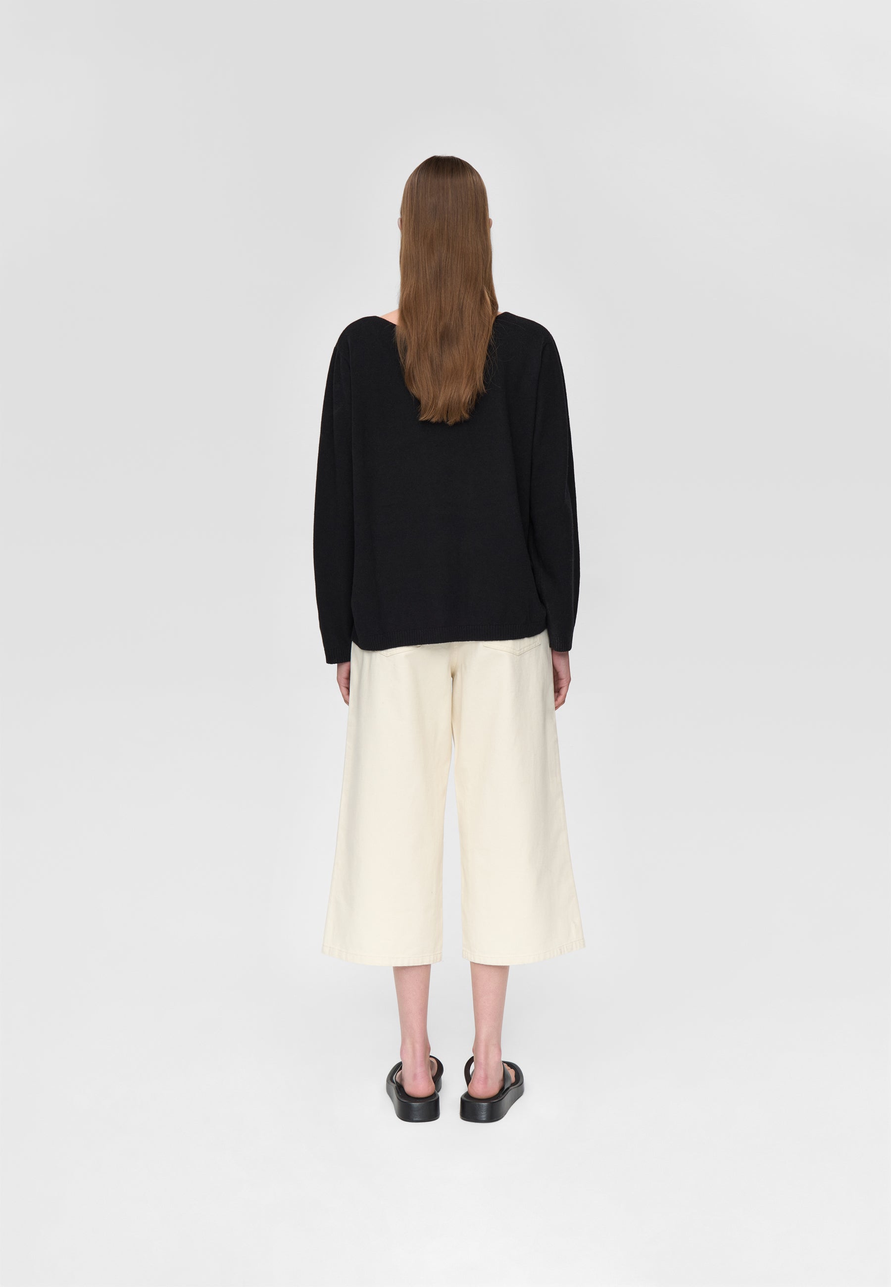 minimum female Codas 3801 Striktrøje Jumper 999 Black