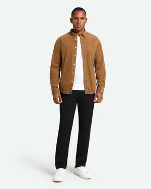 minimum male Colt langærmet skjorte 3758 Long Sleeved Shirt 0937 Bronze Brown