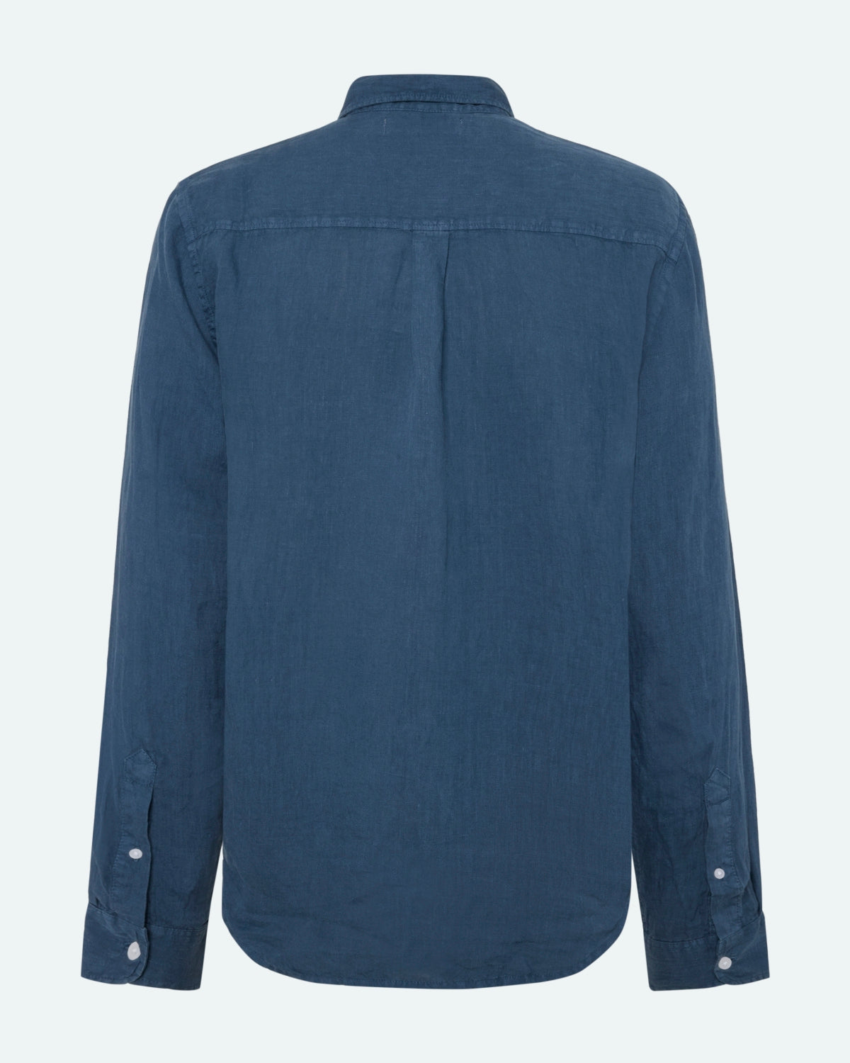 minimum male Colt langærmet reg hørskjorte 4115 Long Sleeved Shirt 2340 Blue Ashes