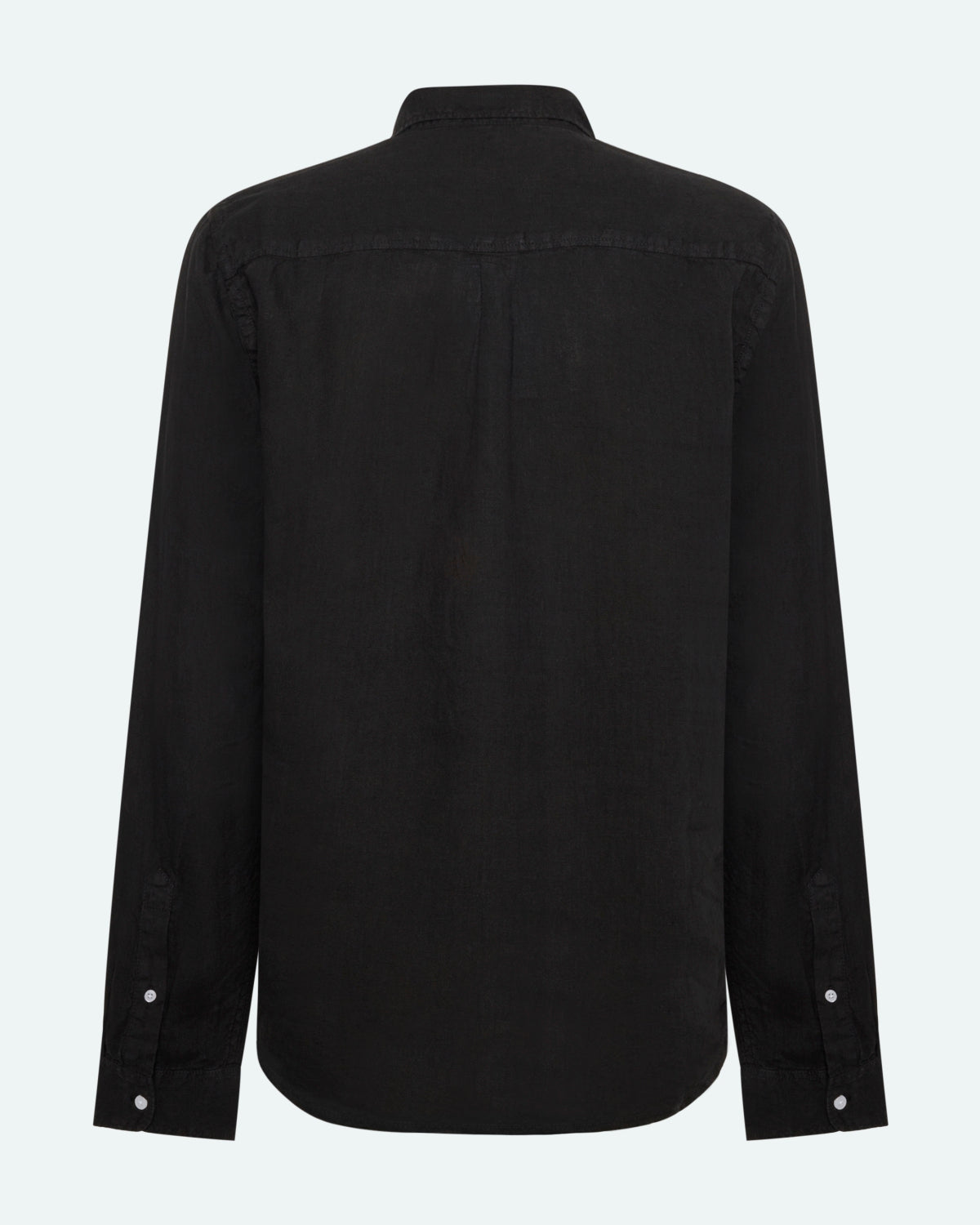 minimum male Colt langærmet reg hørskjorte 4115 Long Sleeved Shirt 4006 Caviar