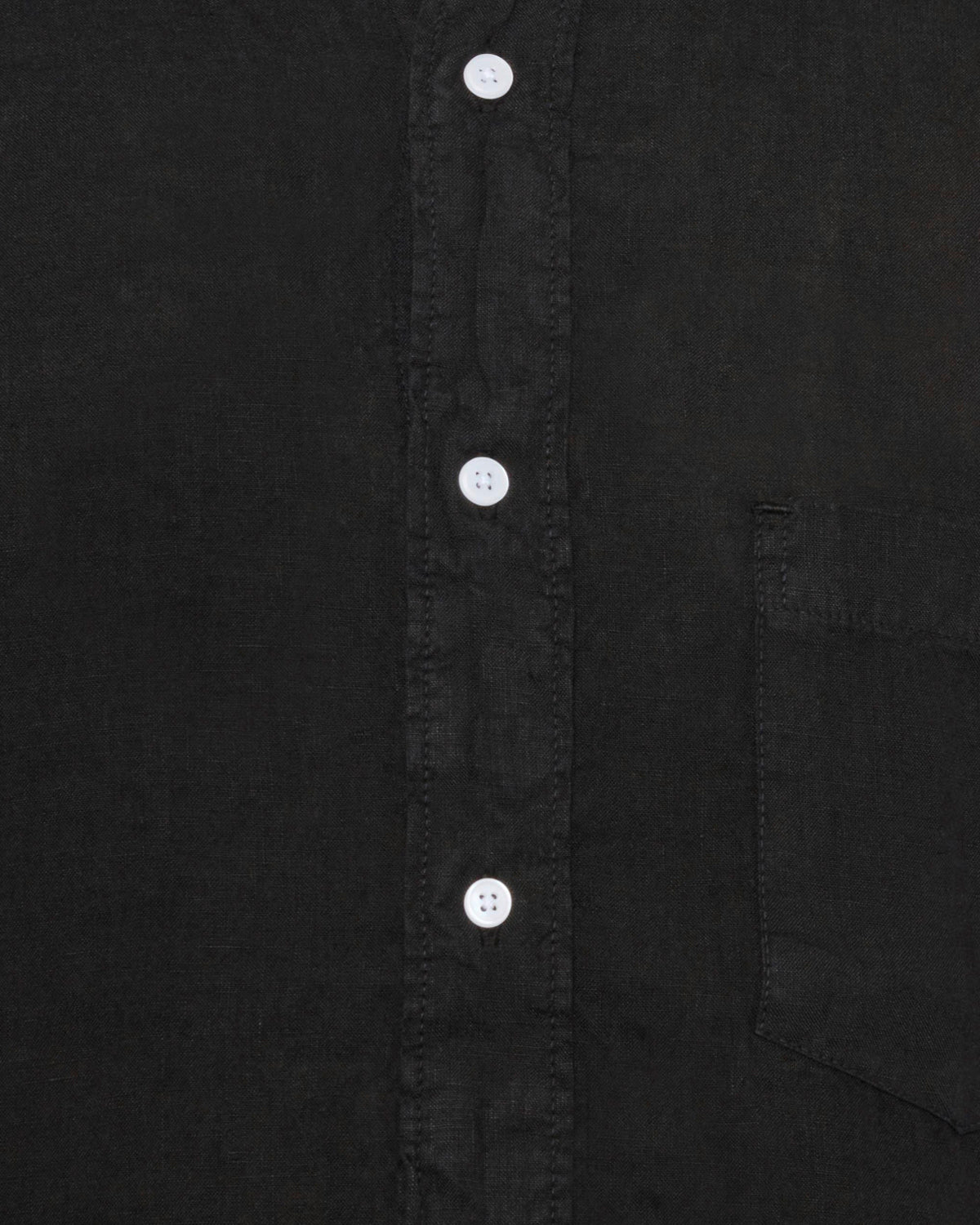 minimum male Colt langærmet reg hørskjorte 4115 Long Sleeved Shirt 4006 Caviar