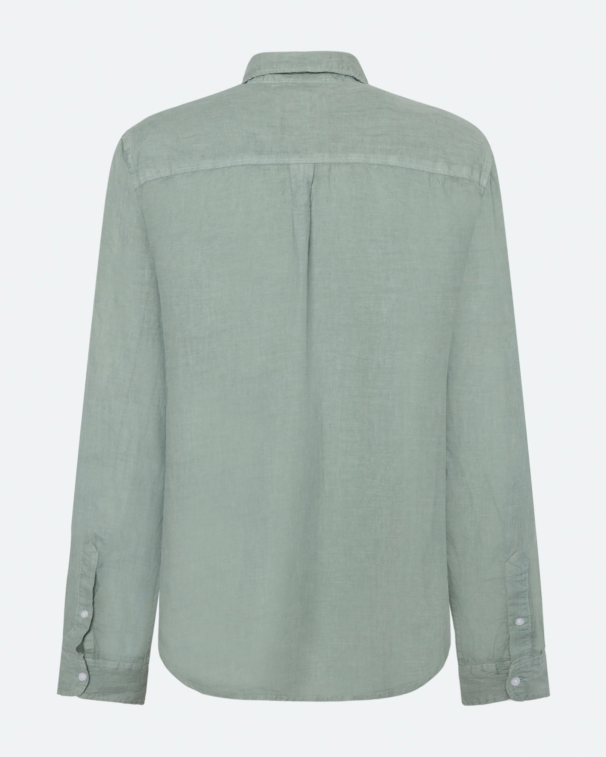 minimum male Colt langærmet reg hørskjorte 4115 Long Sleeved Shirt 4706 Gray Mist