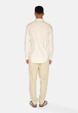 minimum male Colt langærmet reg skjorte 0063 Long Sleeved Shirt 0608 Coco Milk