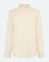 minimum male Colt langærmet reg skjorte 0063 Long Sleeved Shirt 0608 Coco Milk