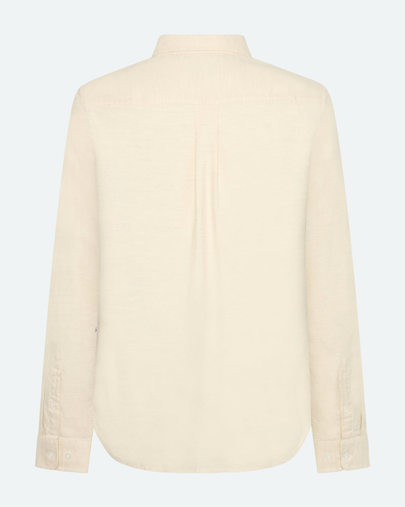 minimum male Colt langærmet reg skjorte 0063 Long Sleeved Shirt 0608 Coco Milk